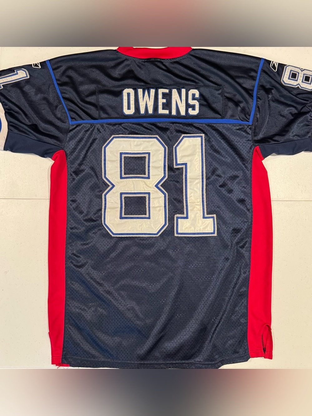 2009 Reebok Buffalo Bills Terrell Owens NFL Football Jersey size 48 Large